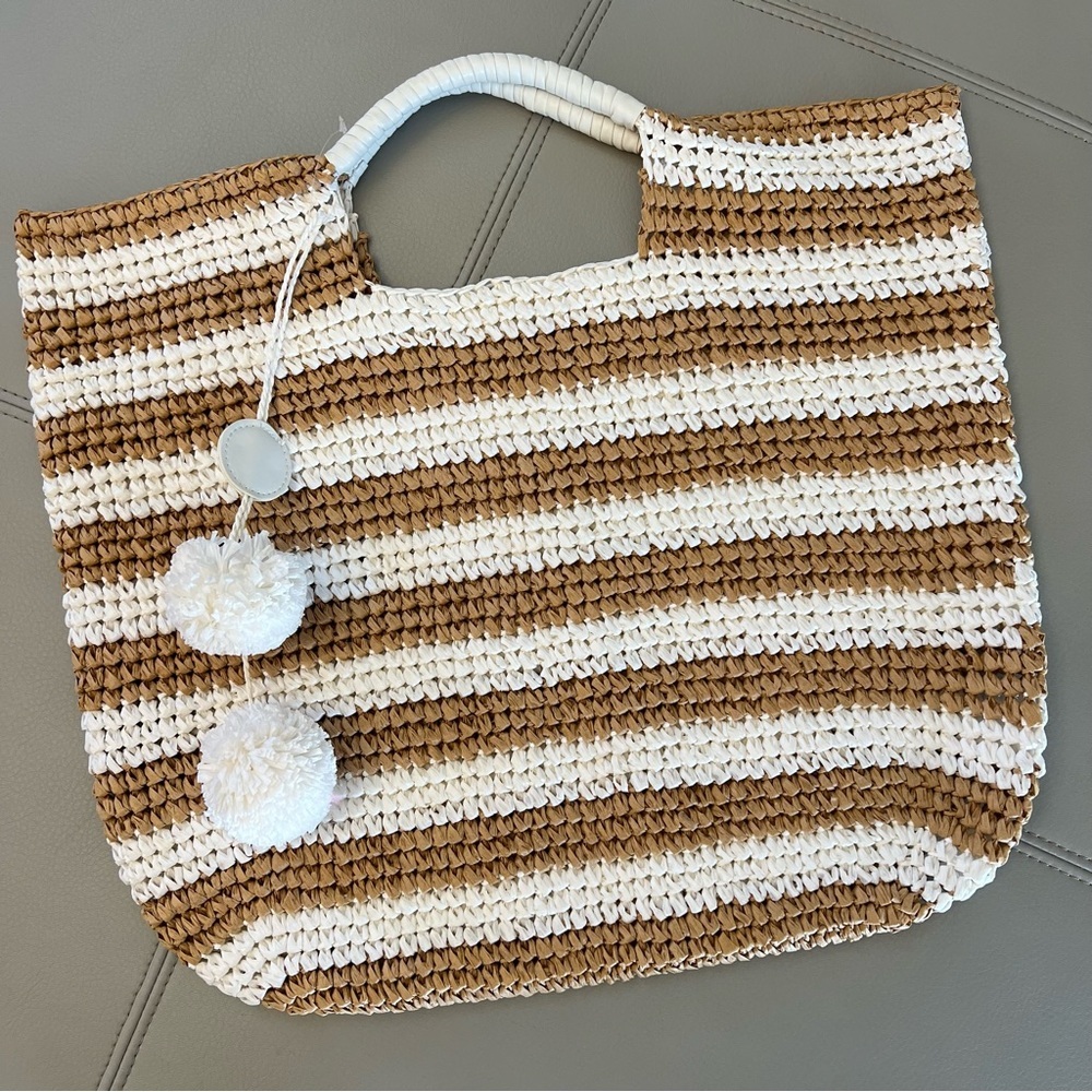 Mark & Graham Lightweight Striped Tote